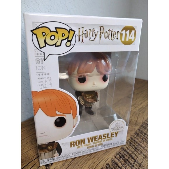 3/$15 Funko Pop Harry Potter Wizarding World Ron Weasley Ron puking slugs bucket - Picture 1 of 6